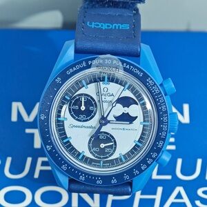 Swatch x Omega MISSION TO THE Super Blue Moonphase Watch